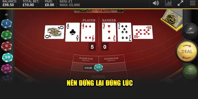 Nên dừng lại đúng lúc